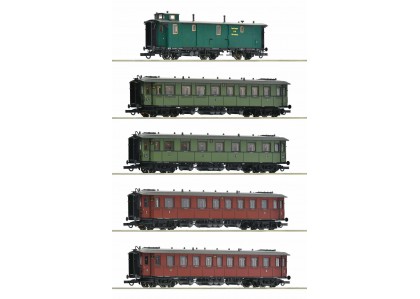 Garnitura de 5 vagoane tren expres K.W.St.E.- H0 Roco 6200076
